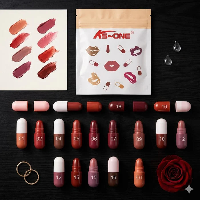 KS-One Matte Lipstick Capsule (Pack of 18)